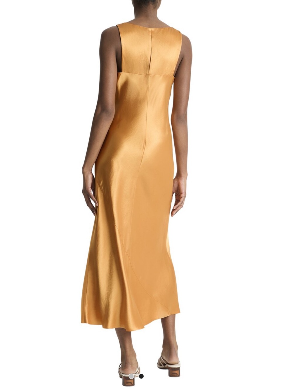 Vince | Bias Satin Tank Dress - Picture 2 of 5